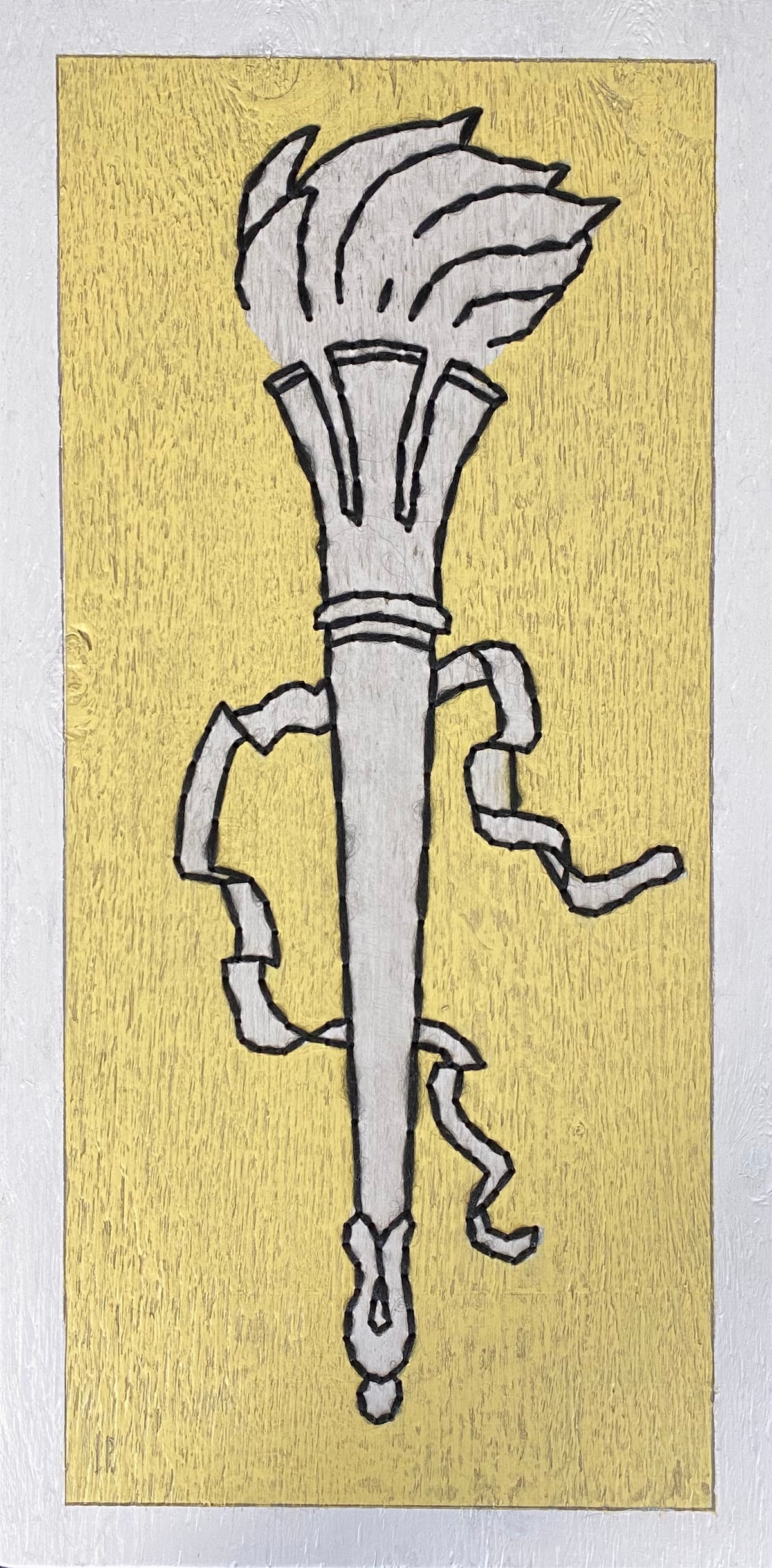 Une paire de  flambeaux 1/2